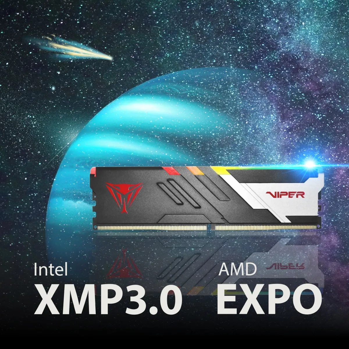 Модуль пам`яті DDR5 2x16GB/7400 Patriot Viper Venom RGB (PVVR532G740C36K) - мініатюра 16
