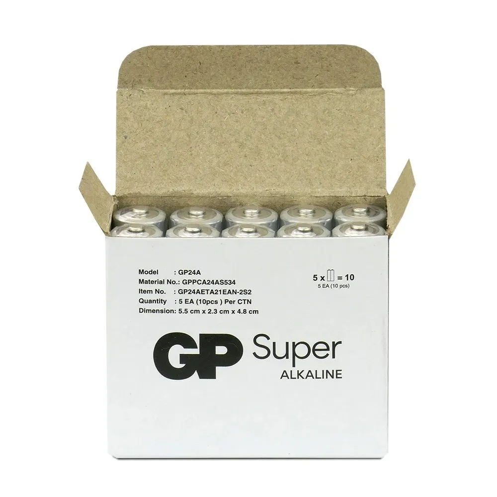 Батарейка GP Super Alkaline AAA/LR03 10шт - мініатюра 3