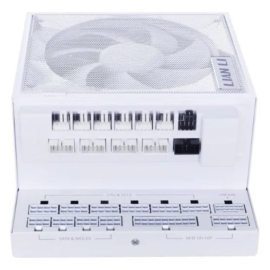 Блок живлення Lian Li EDGE850, 80 Plus Gold, White, EU Cord (G9P.EG0850G.W000.EU) - мініатюра 6