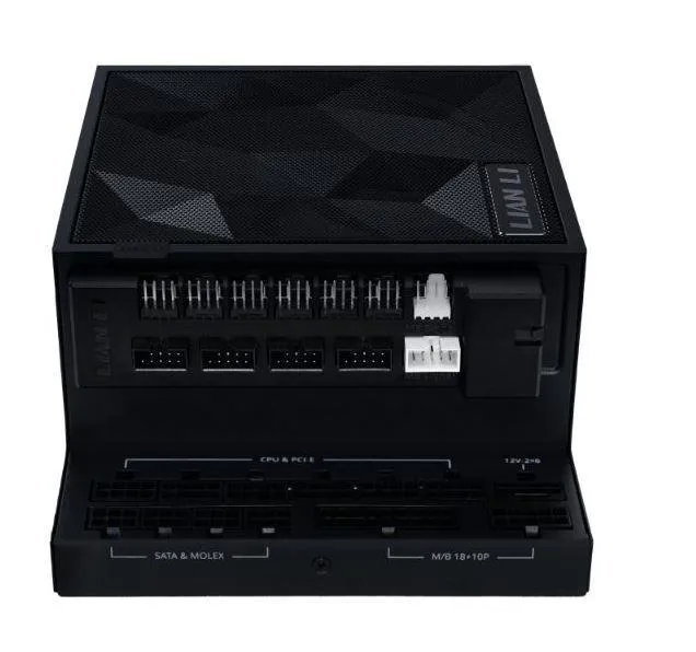 Блок живлення Lian Li EDGE750, 80 Plus Gold, Black, EU Cord (G9P.EG0750G.B000.EU) - мініатюра 4