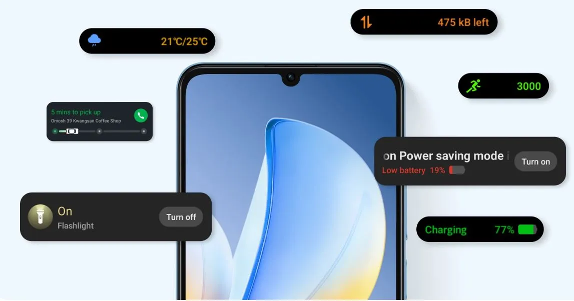 Смартфон Realme Note 70 4/128GB (RMX5313) Obsidian Black - мініатюра 12