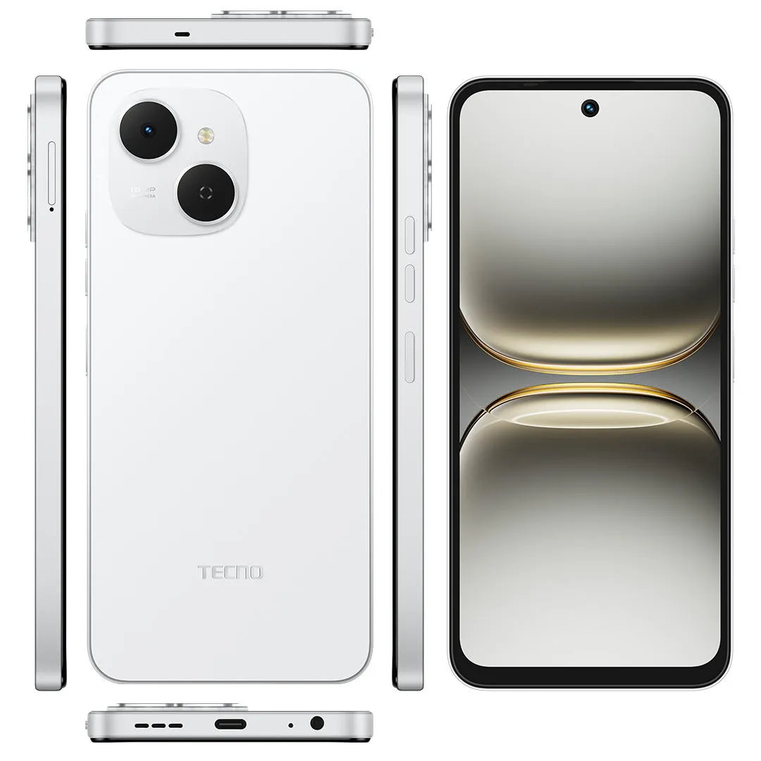 Смартфон Tecno Spark 40C (KM4k) 4/128GB Veil White (4894947093036) - мініатюра 10