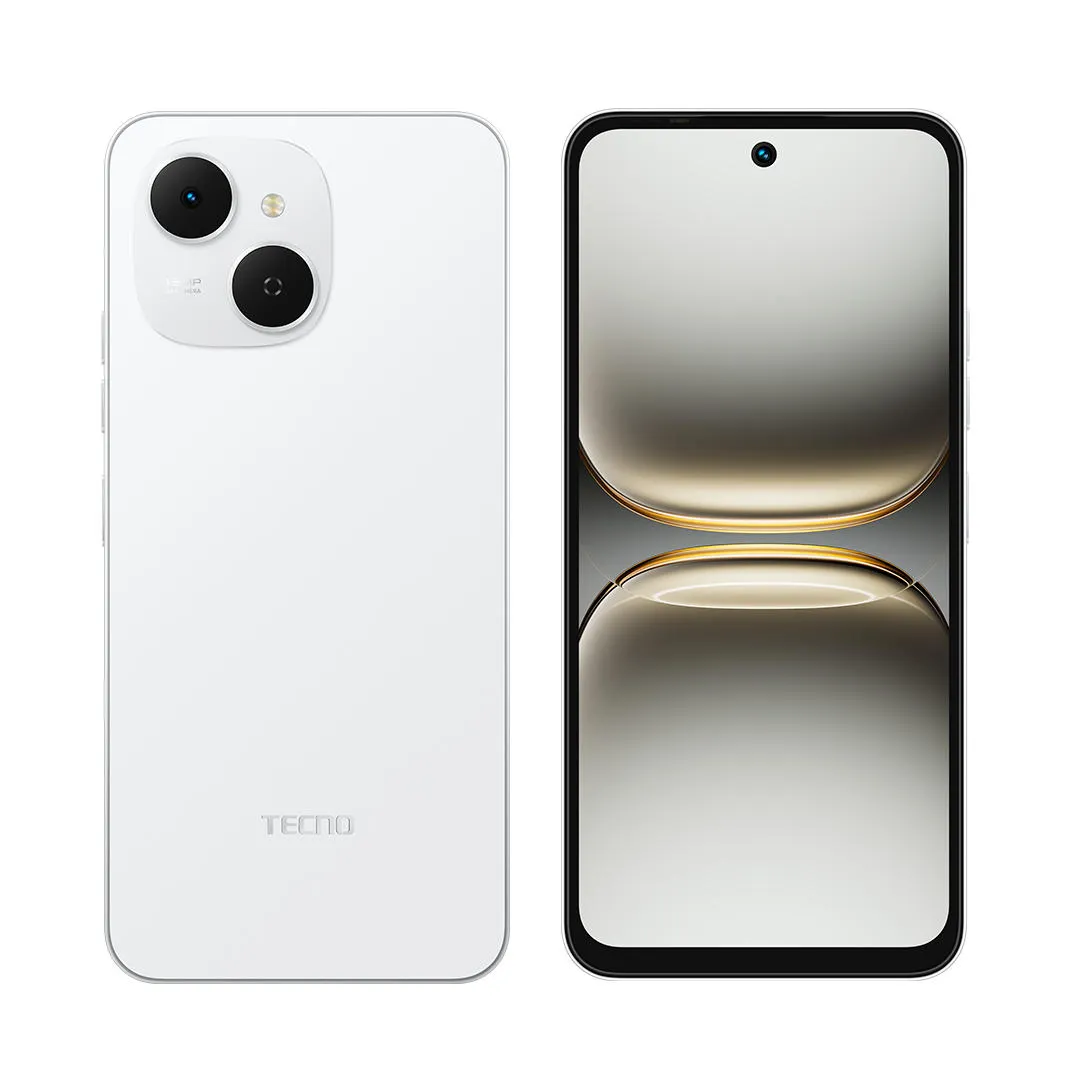 Смартфон Tecno Spark 40C (KM4k) 4/128GB Veil White (4894947093036) - мініатюра 2