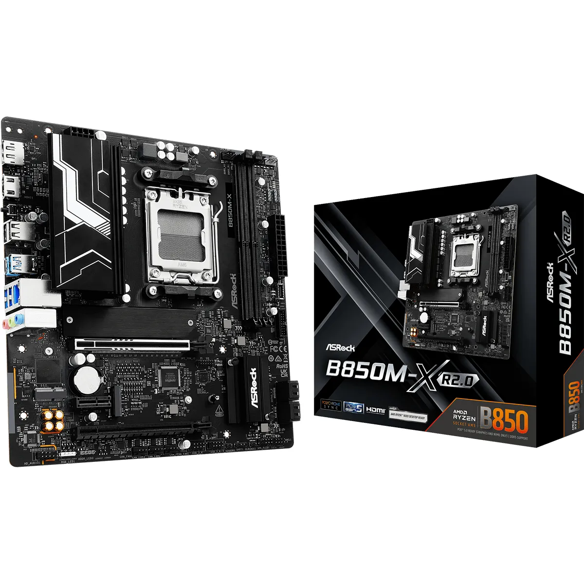 Материнська плата ASRock B850M-X R2.0 Socket AM5 - зображення 1
