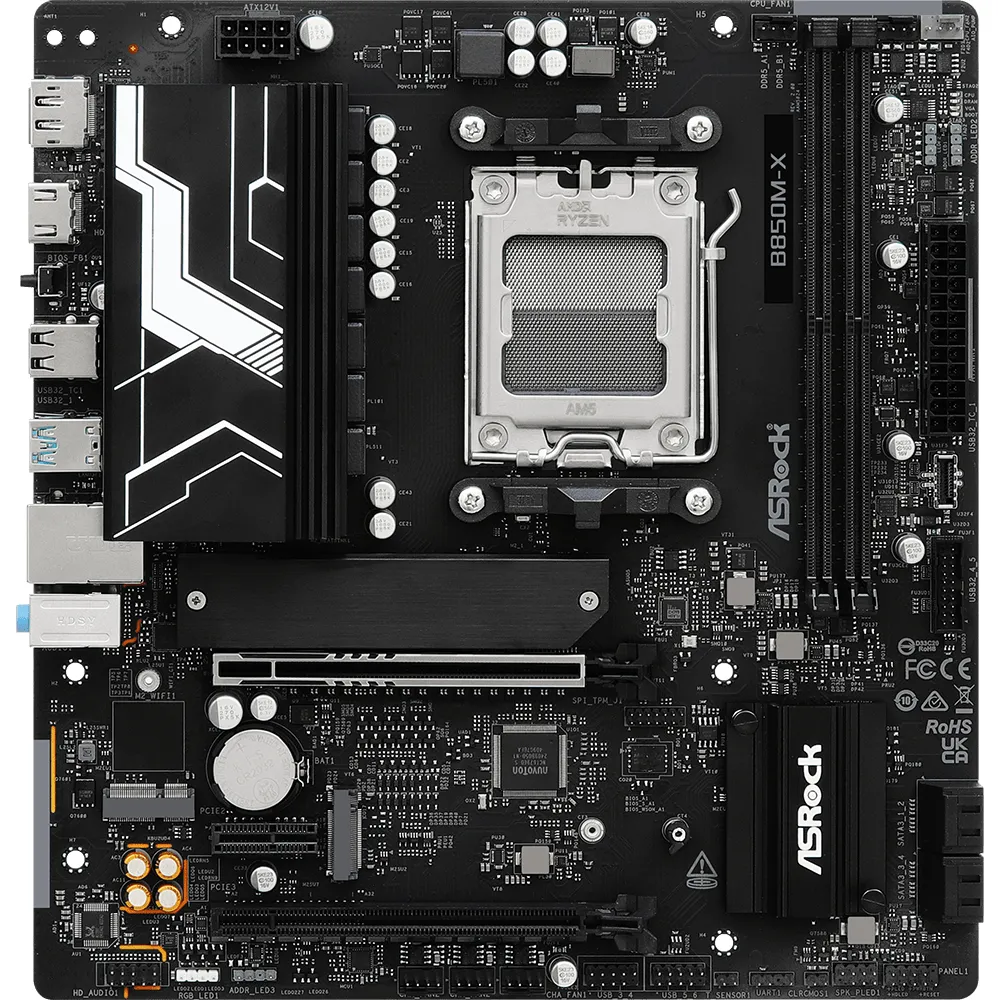 Материнська плата ASRock B850M-X R2.0 Socket AM5 - мініатюра 5