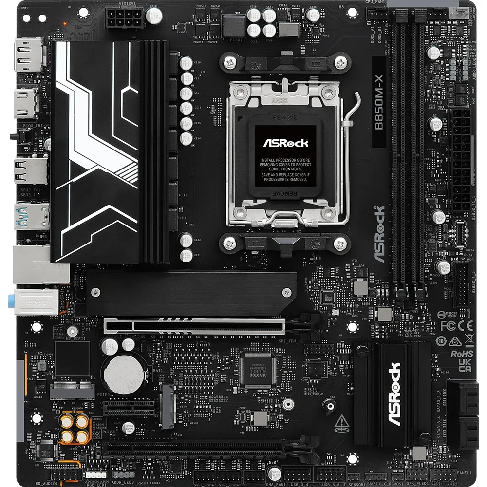 Материнська плата ASRock B850M-X R2.0 Socket AM5 - мініатюра 6
