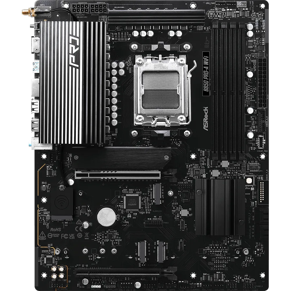 Материнська плата ASRock B850 Pro-A WiFi Socket AM5 - мініатюра 5