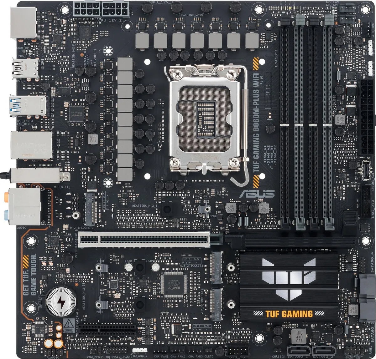 Материнська плата Asus TUF Gaming B860M-Plus WiFi Socket 1851 - мініатюра 8