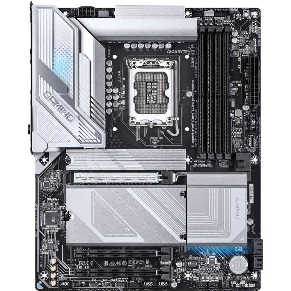 Материнська плата Gigabyte B860 Gaming X WiFi6E Socket 1851 - мініатюра 2