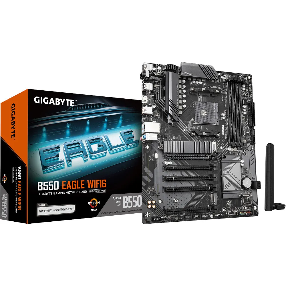 Материнська плата Gigabyte B550 Eagle WiFi6 Socket AM4 - зображення 1