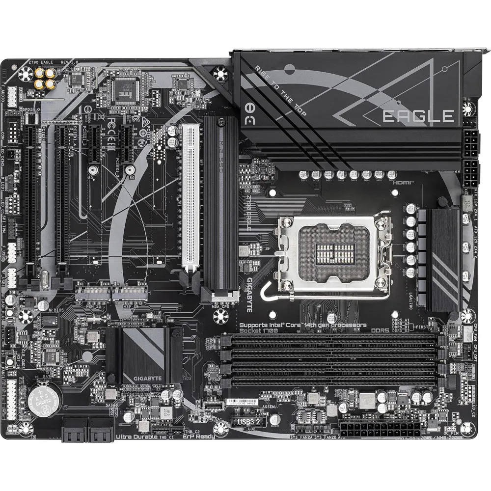 Материнська плата Gigabyte Z790 Eagle Socket 1700 - мініатюра 4