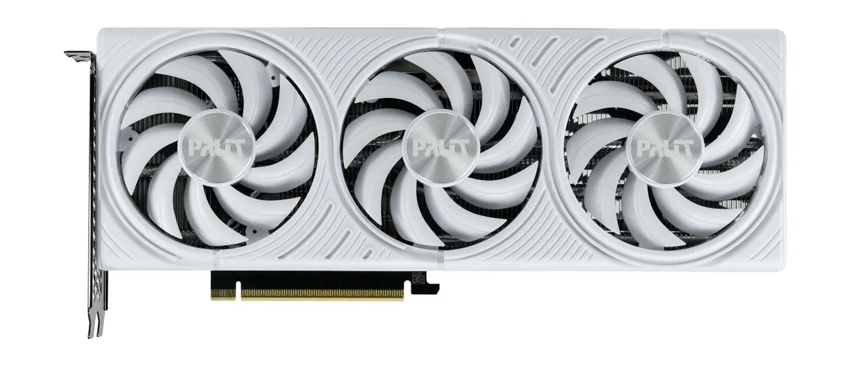 Відеокарта GF RTX 5070 12GB GDDR7 White OC Palit (NE75070U19K9-GB2050W) - мініатюра 3