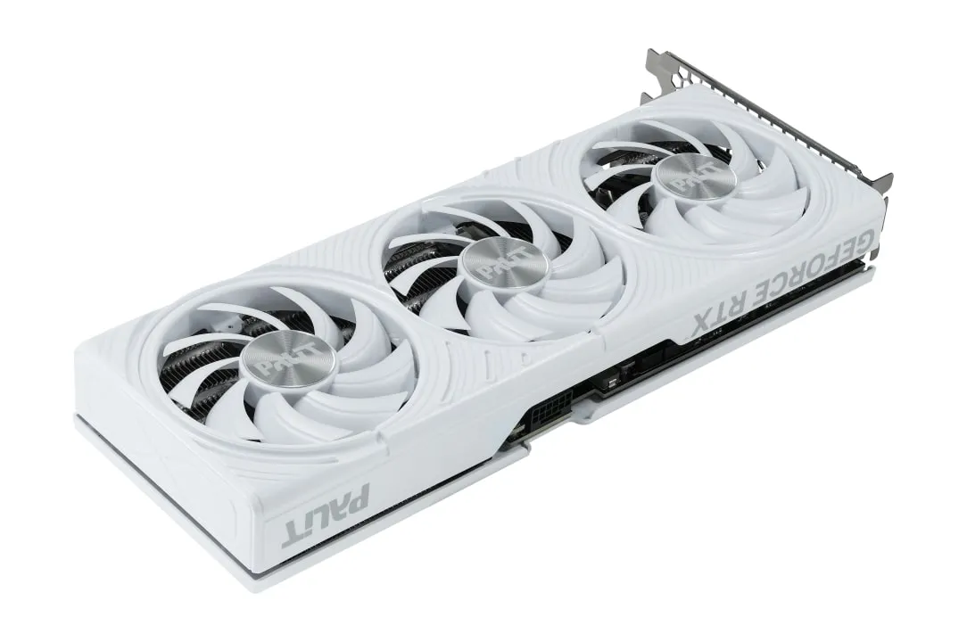 Відеокарта GF RTX 5070 12GB GDDR7 White OC Palit (NE75070U19K9-GB2050W) - мініатюра 4