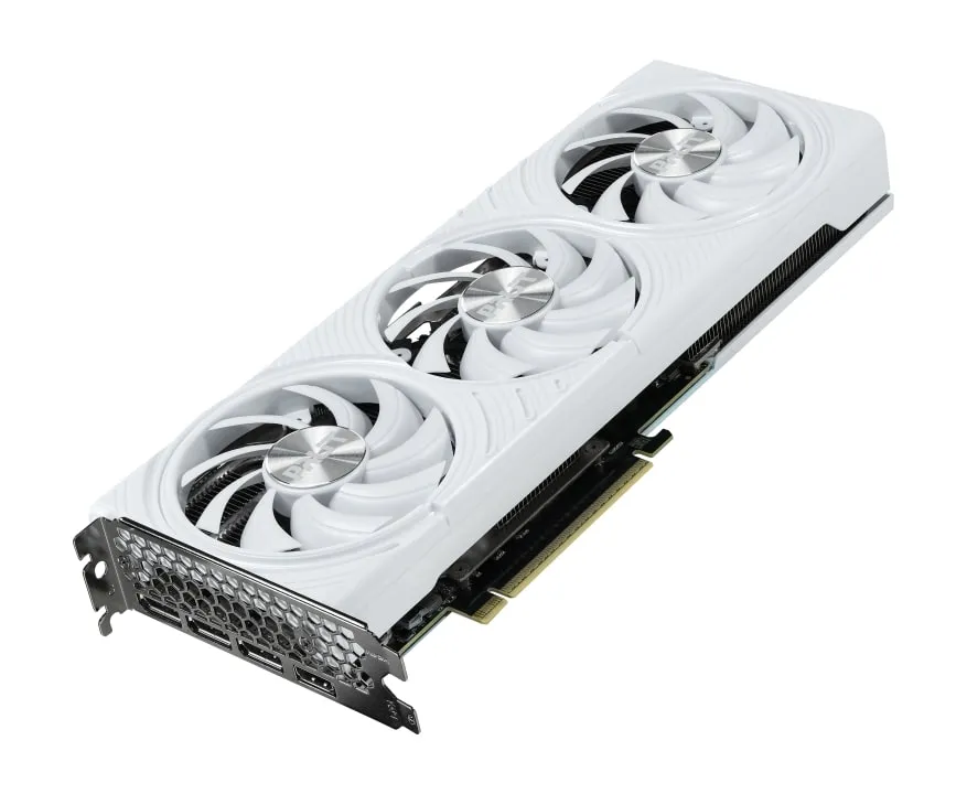 Відеокарта GF RTX 5070 12GB GDDR7 White OC Palit (NE75070U19K9-GB2050W) - мініатюра 5