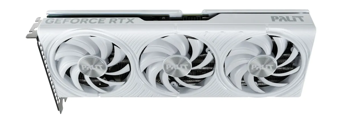 Відеокарта GF RTX 5070 12GB GDDR7 White OC Palit (NE75070U19K9-GB2050W) - мініатюра 8