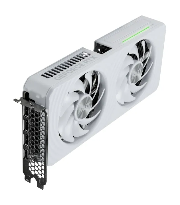 Відеокарта GF RTX 5060 8GB GDDR7 White OC Palit (NE75060U19P1-GB2063M) - мініатюра 6