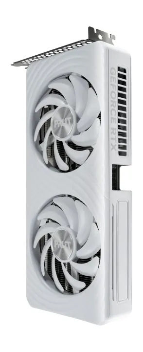 Відеокарта GF RTX 5060 8GB GDDR7 White OC Palit (NE75060U19P1-GB2063M) - мініатюра 9