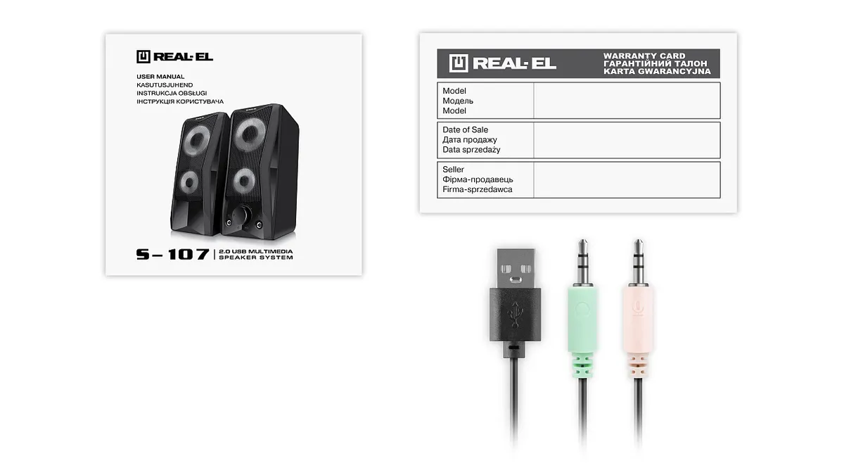 Акустична система REAL-EL S-107 Black  - мініатюра 10