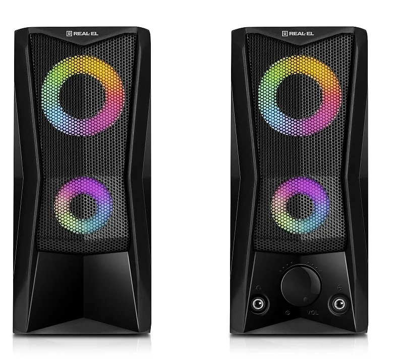 Акустична система REAL-EL S-107 Black  - мініатюра 2