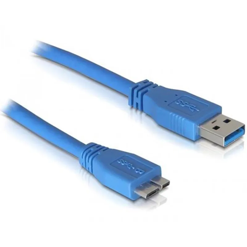 Кабель ATcom USB 3.0 AM/MicroBM 0,8 м blue - зображення 1