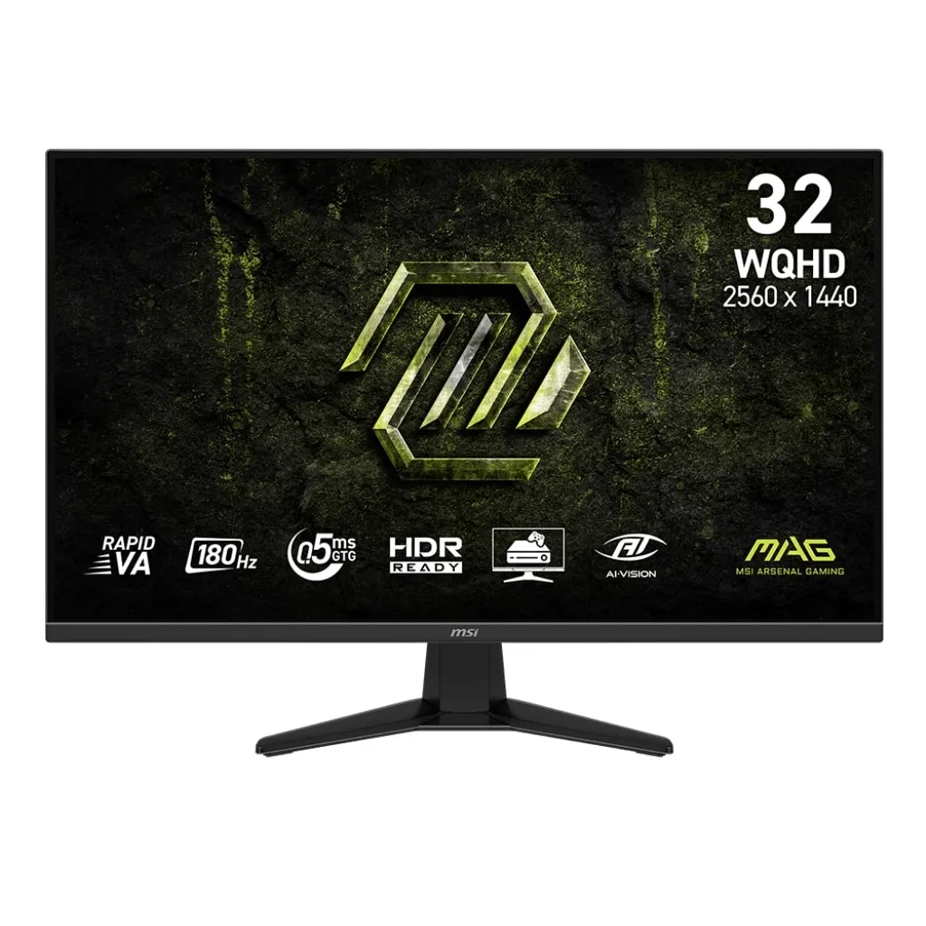 Монітор MSI 31.5" MAG 325QF E18V VA Black 180Hz - зображення 1