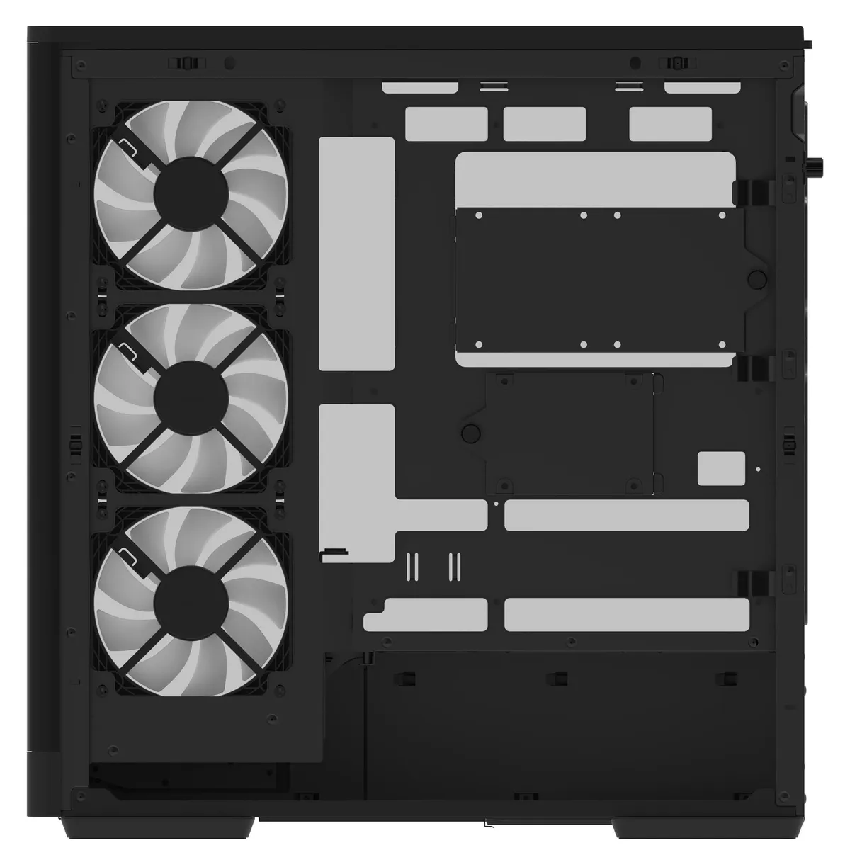 Корпус AeroCool P500A-BK-v1 Black (ACCM-PN08143.11) - мініатюра 4