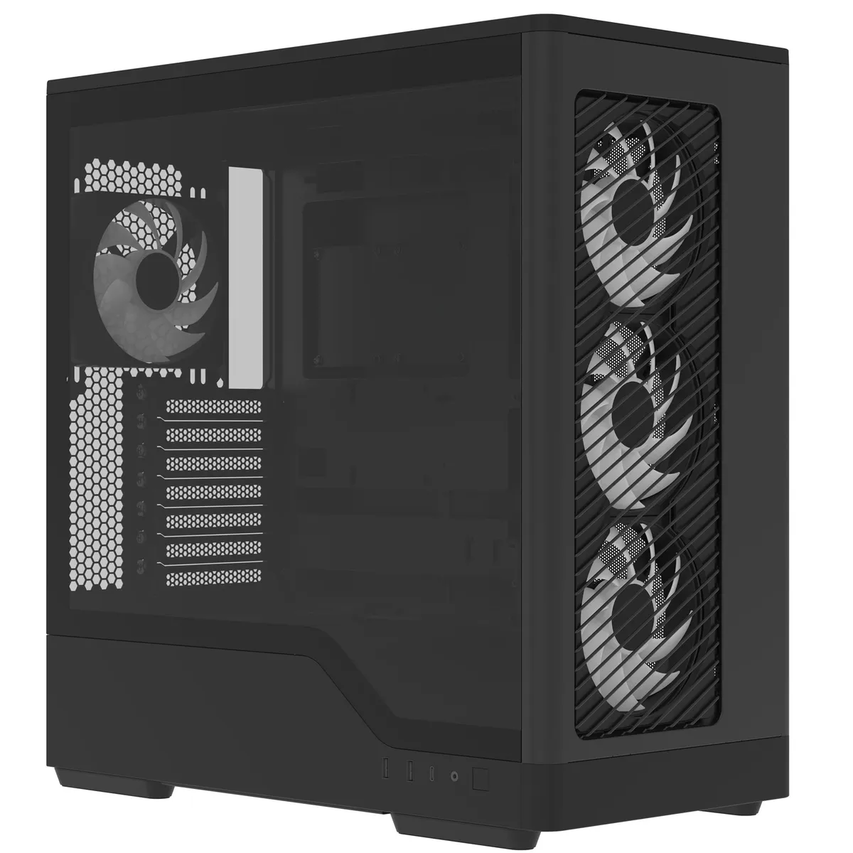 Корпус AeroCool D520A-BK-v1 Black (ACCM-DS05143.11) - зображення 1