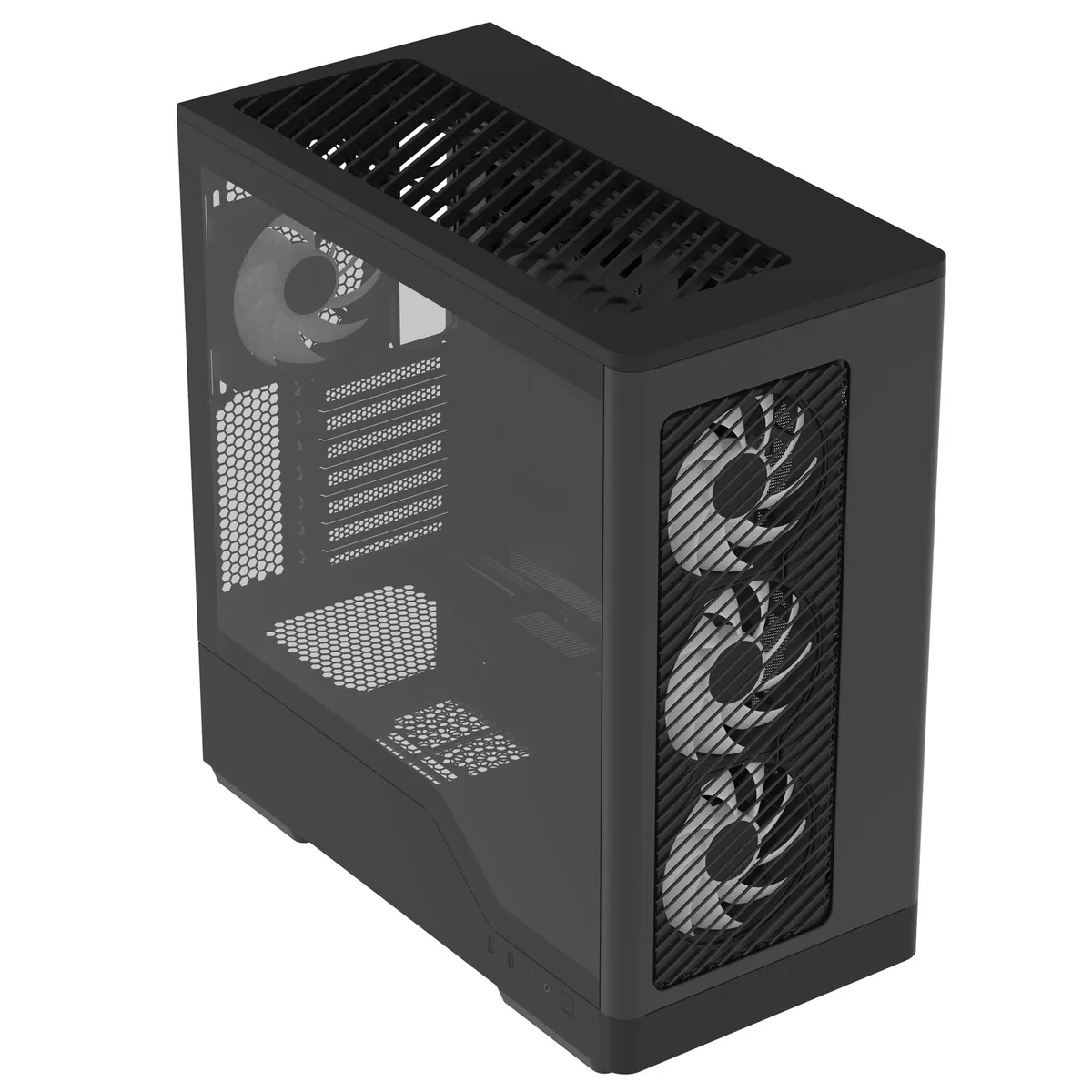 Корпус AeroCool D520A-BK-v1 Black (ACCM-DS05143.11) - мініатюра 3