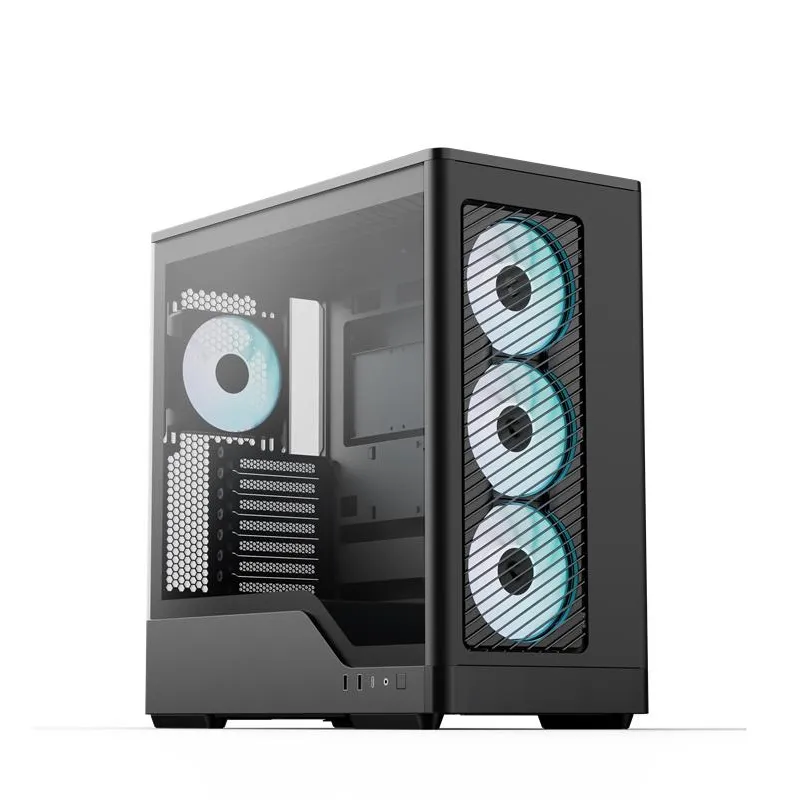 Корпус AeroCool D520A-BK-v1 Black (ACCM-DS05143.11) - мініатюра 9