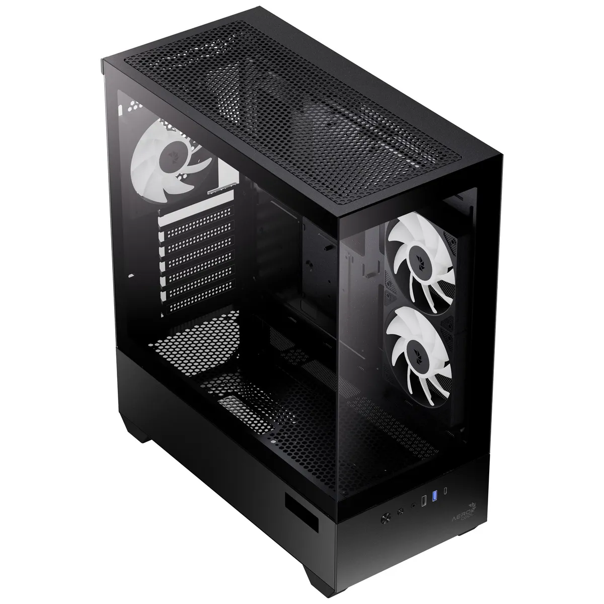 Корпус AeroCool P500D Digi-G-BK-v1 Black (ACCM-PN07033.11) - мініатюра 2
