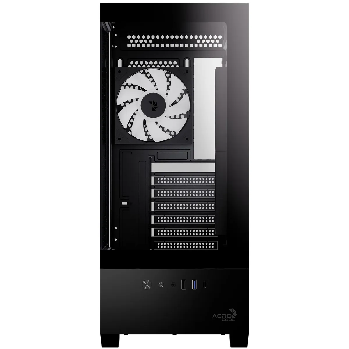 Корпус AeroCool P500D Digi-G-BK-v1 Black (ACCM-PN07033.11) - мініатюра 6
