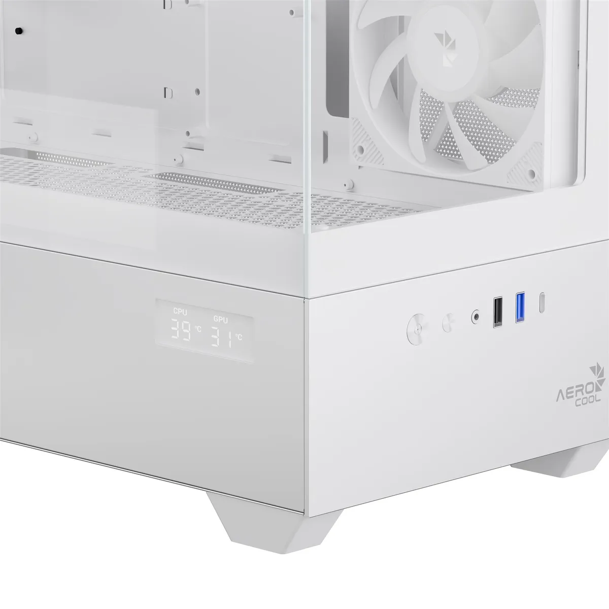 Корпус AeroCool P500D Digi-G-WT-v1 White (ACCM-PN07033.21) - мініатюра 7