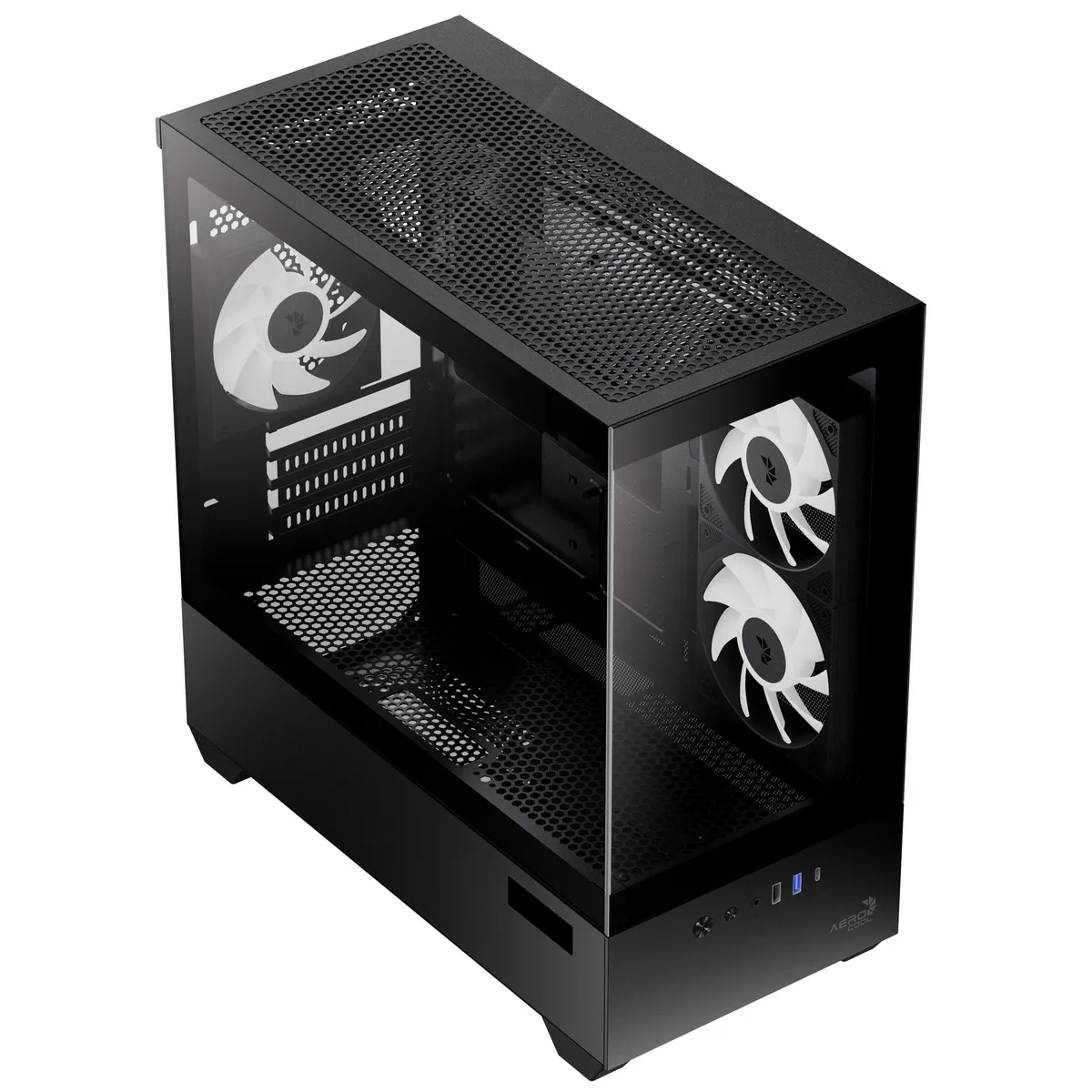 Корпус AeroCool P300D Digi-G-BK-v1 Black (ACCS-PN05033.11) - мініатюра 2
