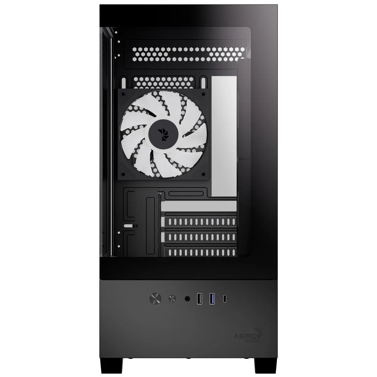 Корпус AeroCool P300D Digi-G-BK-v1 Black (ACCS-PN05033.11) - мініатюра 7